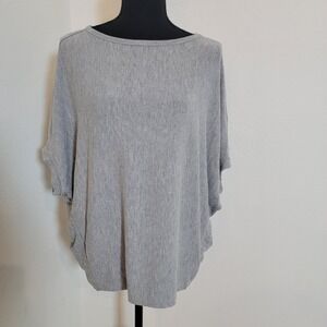 Michael Stars Made in USA Shirt Gray Bat Wing Small SF2027E Short Sleeve Soft